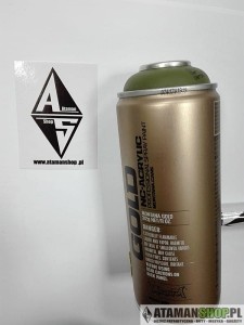 FARBA montana cans gold 400 cl6340 olive green zielony