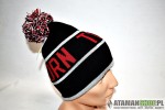 Czapka Zimowa BTR Born To Ride pompon czarna