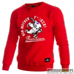 Bluza uliczna Run motherf czerwona