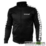 Bluza sportowa na zamek zip lampas logo