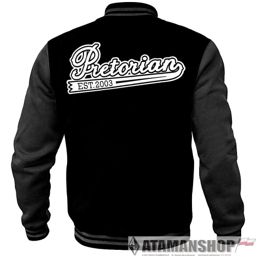 Bluza bejsbolówka Pretorian Est. 2003 - czarno grafitowa6.jpg