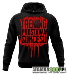 Bluza uliczna z kapturem Trening Podstawą Sukcesu