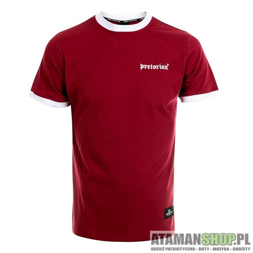 Koszulka Pretorian Small Logo bordowa1.jpg