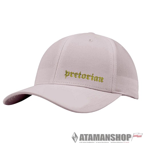CZAPKA Z DASZKIEM PRETORIAN LOGO GOLD - RÓŻOWA1.jpg