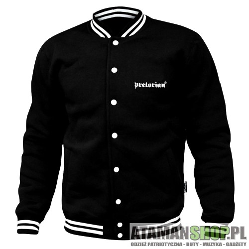 BLUZA BEJSBOLÓWKA PRETORIAN LOGO - CZARNA1.jpg