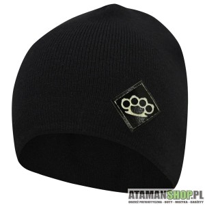 Czapka Zimowa uliczna knuckle naszywka
