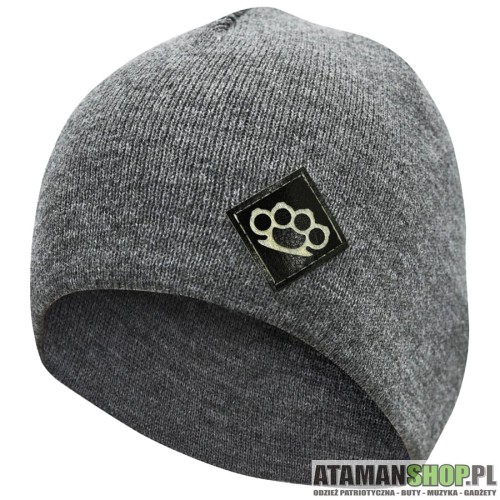 CZAPKA ZIMOWA AKRYLOWA EXTREME ADRENALINE KNUCKLE BLACK - SZARA.jpg