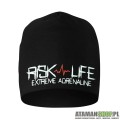 CZAPKA ZIMOWA EXTREME ADRENALINE RISK LIFE - CZARNA2.jpg