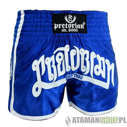SPODENKI MUAY THAI PRETORIAN ELITE - niebiesko biale1.jpg