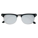 Lustrzane okulary słoneczne clubmaster