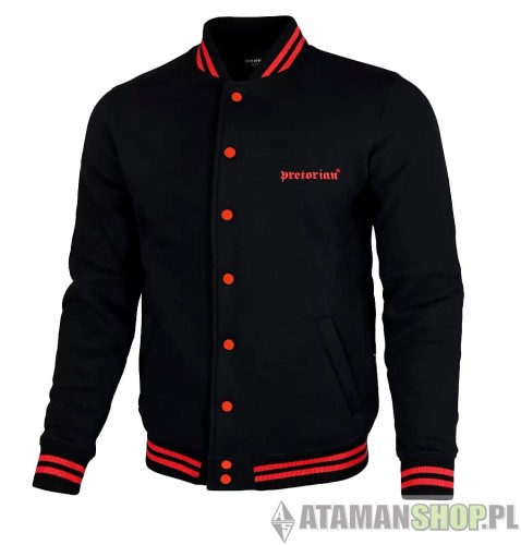 BLUZA BEJSBOLÓWKA PRETORIAN LOGO - CZARNO CZERWONA1.jpg