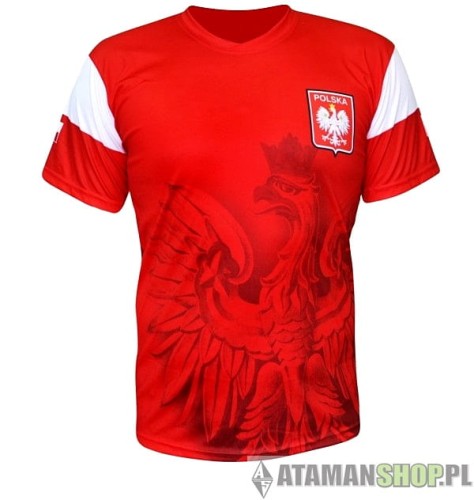 KOSZULKA PIŁKARSKA POLSKA - czerwona1.jpg