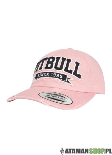 Czapka Snapback PITBULL SINCE 1989 Różowa1.jpg