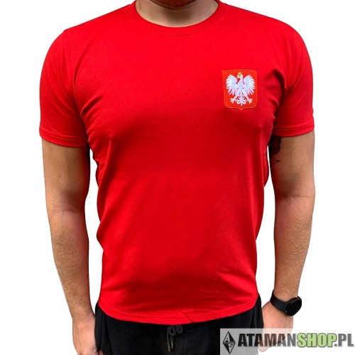 Czerwona koszulka Polska z Godłem1.jpg