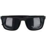 Męskie okulary polaryzacyjne czarne mat