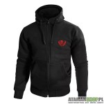 Bluza z kapturem zamek battle