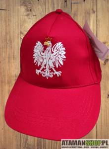 Czapka kibicowska Orzeł czerwona