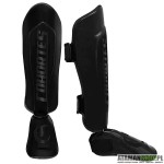 Ochraniacz na goleń stopę skórzane armis czarne