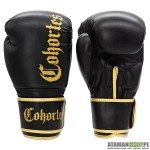 Rękawice bokserskie latus czarno-złote