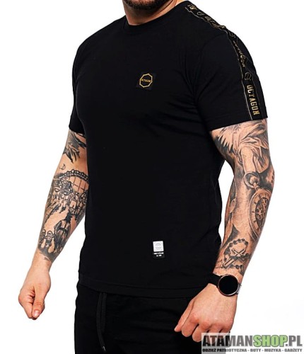 koszulka T-shirt Octagon Stripe gold1.jpg