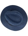 Elegancki wygodny kapelusz męski granatowy wakacyjny