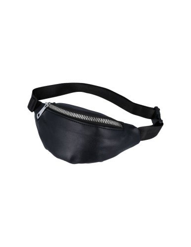 Nerka saszetka damska z eko-skóry czarna sportowa