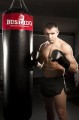 Worek Treningowy Bokserski DBX Bushido wosokości 180 cm i średnicy 40 cm - PUSTY sportowy
