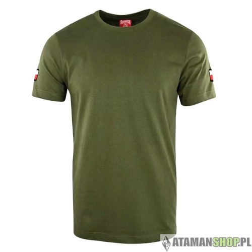 Koszulka Aquila Military khaki flagi1.jpg