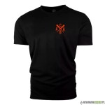 Koszulka bawełniana ACAB małe logo czerwone