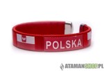 Opaska bransoletka Polska z flagą