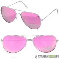 Okulary przeciwsłoneczne pilotki Aviator pinke mirror2.jpg