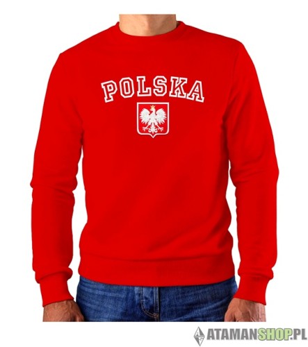 Bluza Polska Orzeł Godło bez kap czerwona.jpg