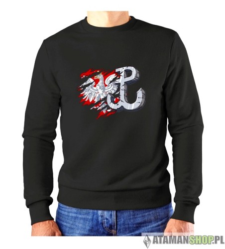 Bluza Polska Walcząca bez kaptura czarna.jpg