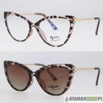 Okulary damskie kocie oczy clip one