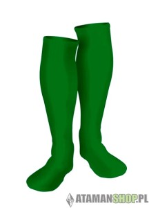 Getry piłkarskie dziecięce zielone