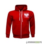 Bluza kibica Polski haft zamek