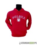 Bluza Patriotyczna czerwona z godłem