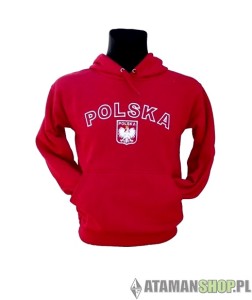 Bluza Patriotyczna czerwona z godłem